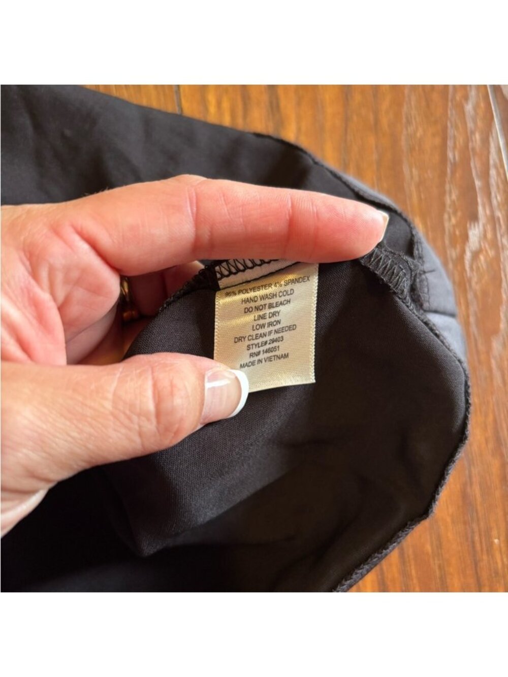 Black Sleeveless Top Small - Picture 5 of 5